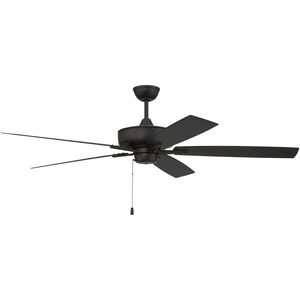 Outdoor Super Pro 60 inch Flat Black Ceiling Fan