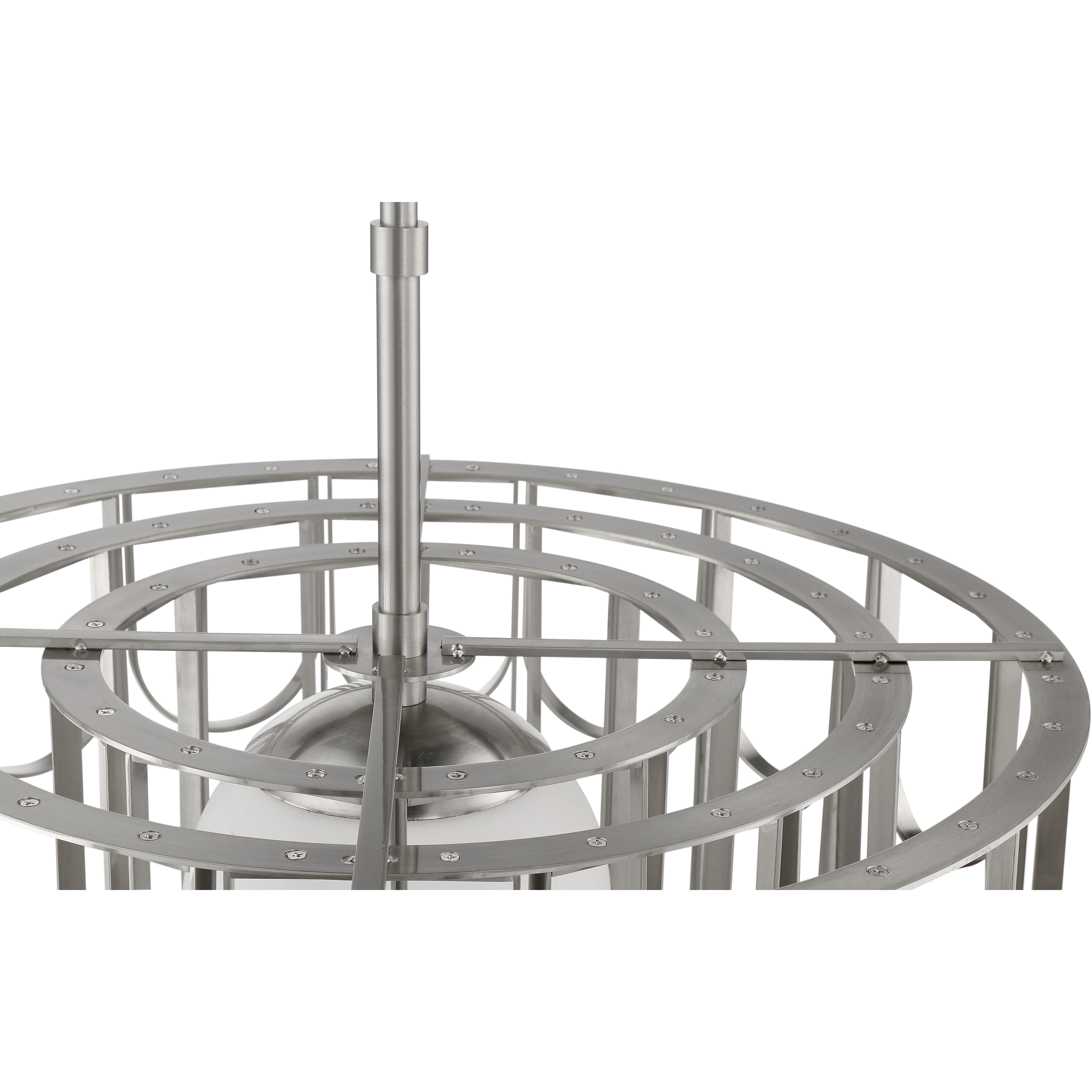 Melody 1 Light 25 inch Brushed Polished Nickel Pendant Ceiling Light