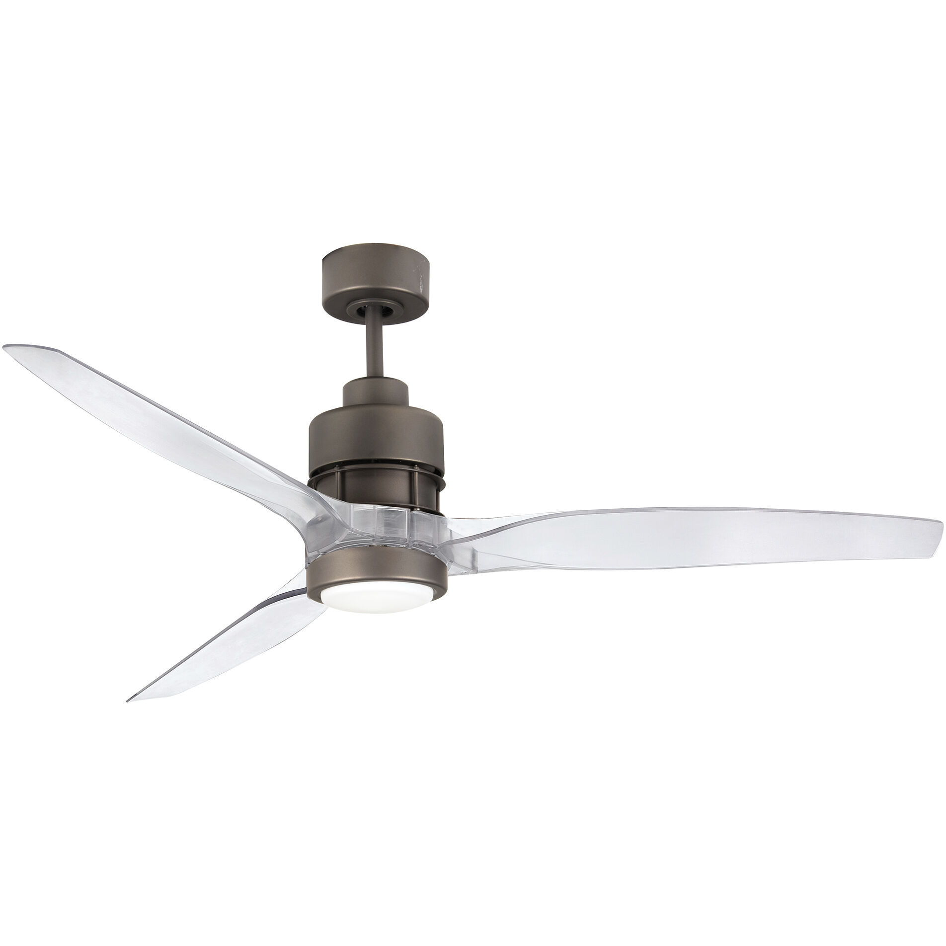 sonnet satin brass ceiling fan with acrylic blades