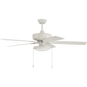 Pro Plus 119 52 inch White with Matte White Wet Rated ABS Blades Outdoor Contractor Fan