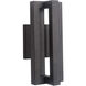 Kai LED 14 inch Textured Black Outdoor Wall Mount in Textured Matte Black, Small