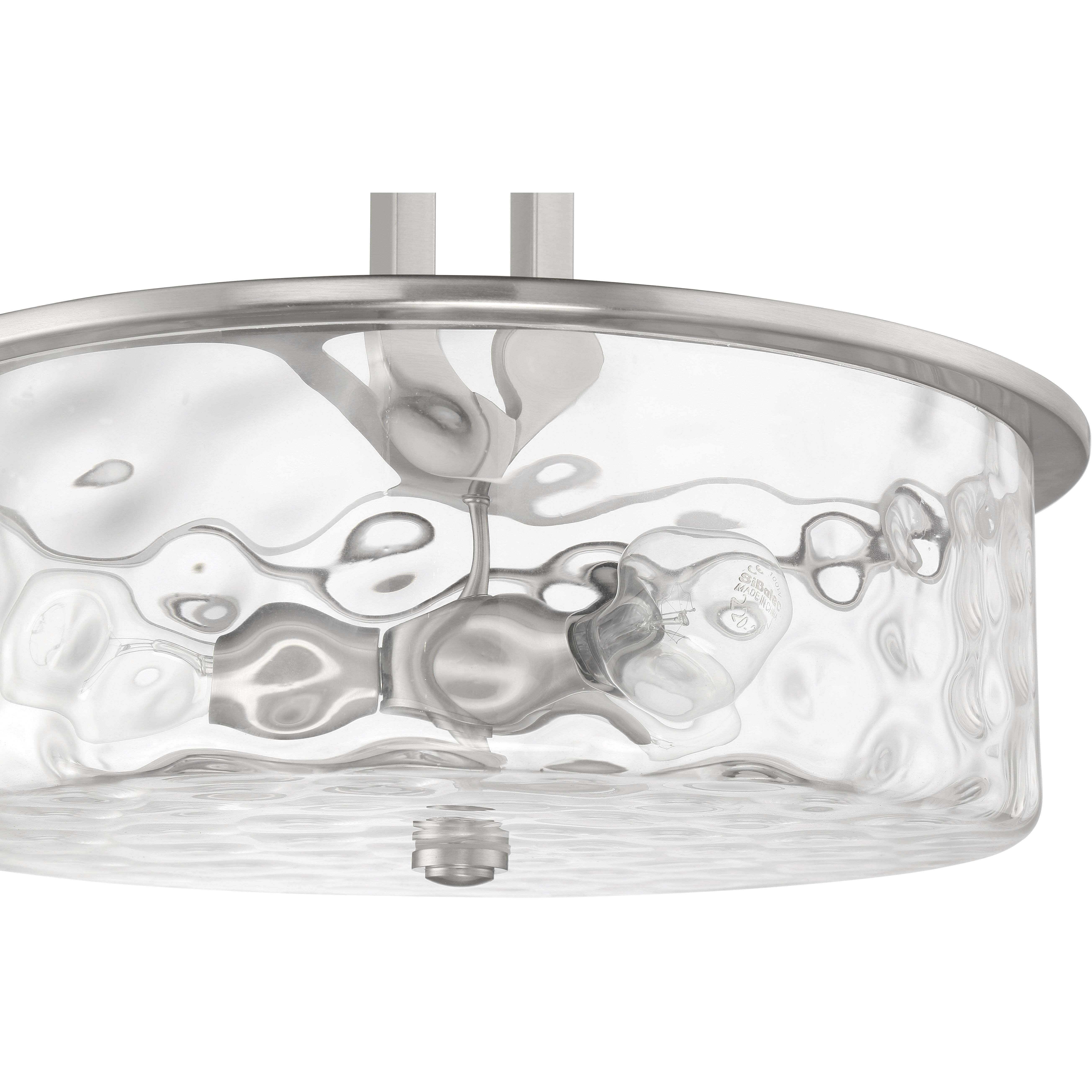 Collins 3 Light 18 inch Brushed Polished Nickel Pendant Ceiling Light