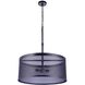 Mesh 4 Light 28 inch Flat Black Pendant Ceiling Light