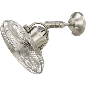 Bellows IV 18 inch Brushed Polished Nickel Wall Fan 