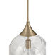 Reflection 1 Light 12 inch Premium Bronze Pendant Ceiling Light