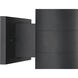 Pillar LED 12 inch Textured Black Outdoor Wall Mount