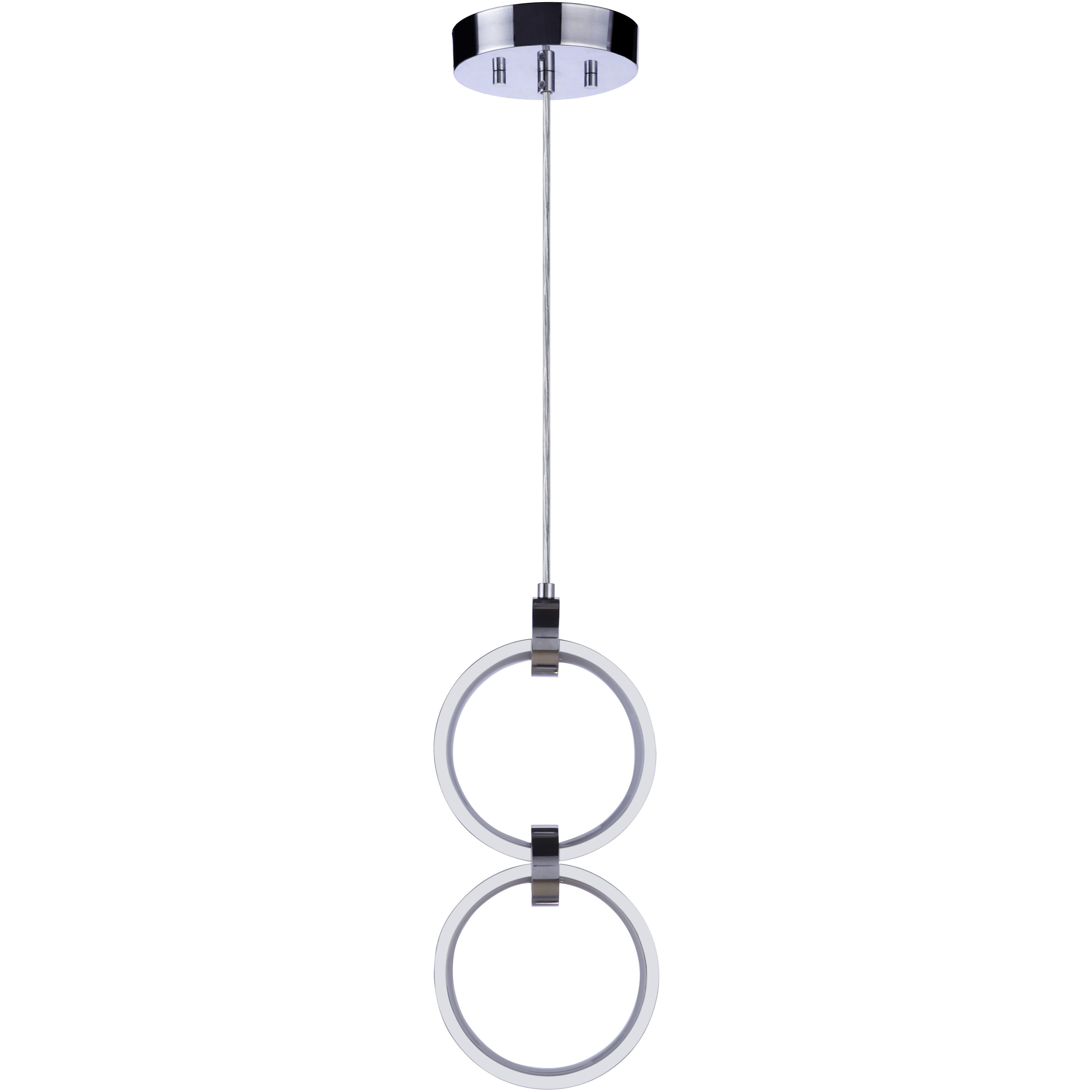 Context LED 5.13 inch Chrome Pendant Ceiling Light