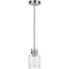 Foxwood 1 Light 5 inch Brushed Polished Nickel Mini Pendant Ceiling Light