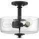 Neighborhood Dardyn 3 Light 13 inch Flat Black Convertible Semi Flush Ceiling Light