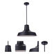 Briscoe 1 Light 17.91 inch Midnight Outdoor Pendant