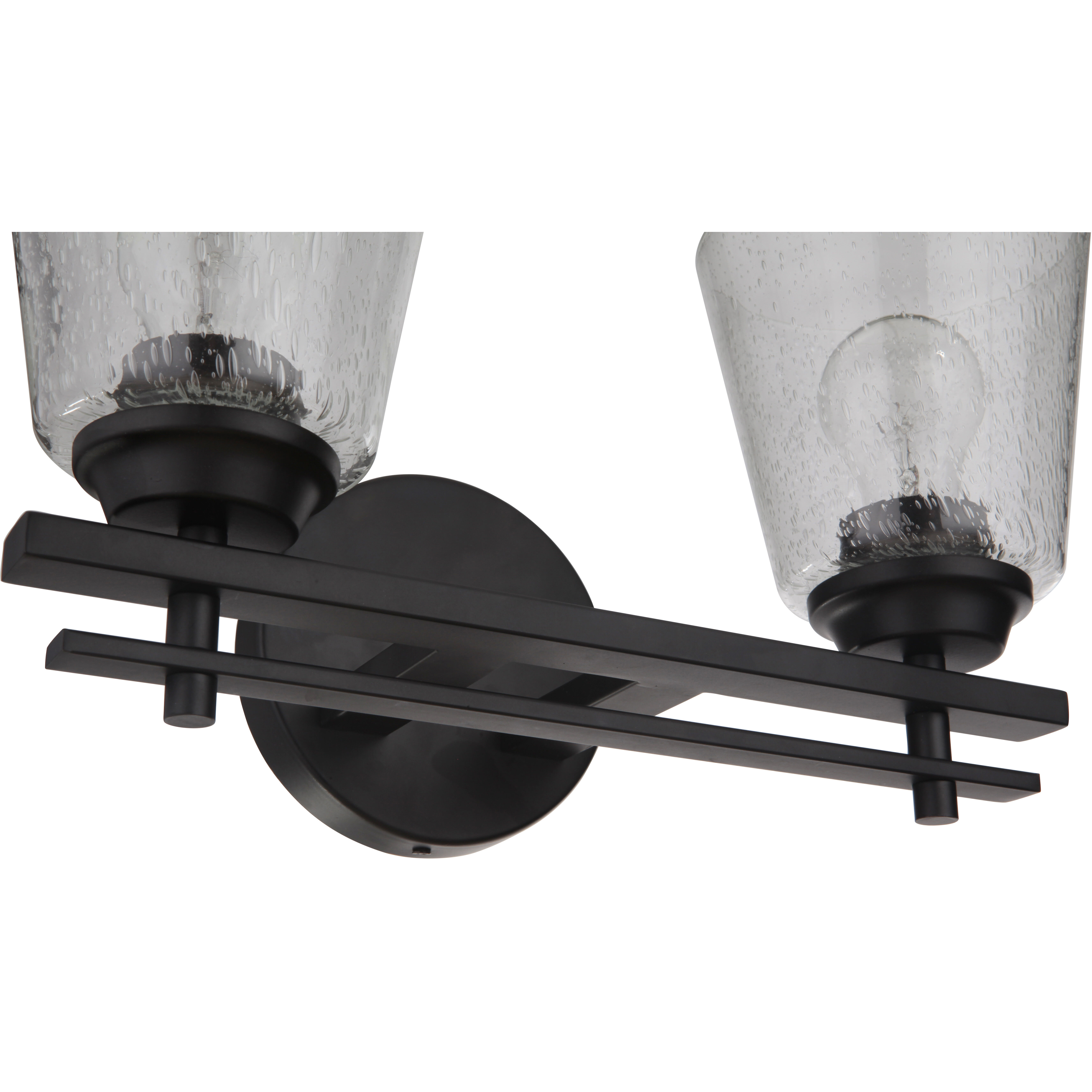 Neighborhood Drake 2 Light 16 inch Flat Black Vanity Light Wall Light, Neighborhood Collection