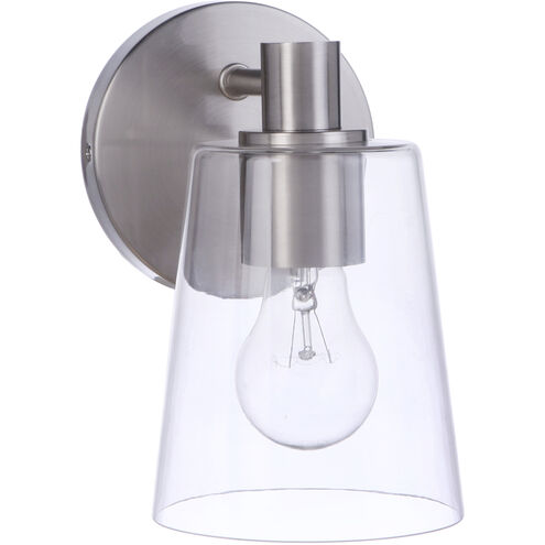 Emilio 1 Light 5 inch Brushed Polished Nickel Wall Sconce Wall Light