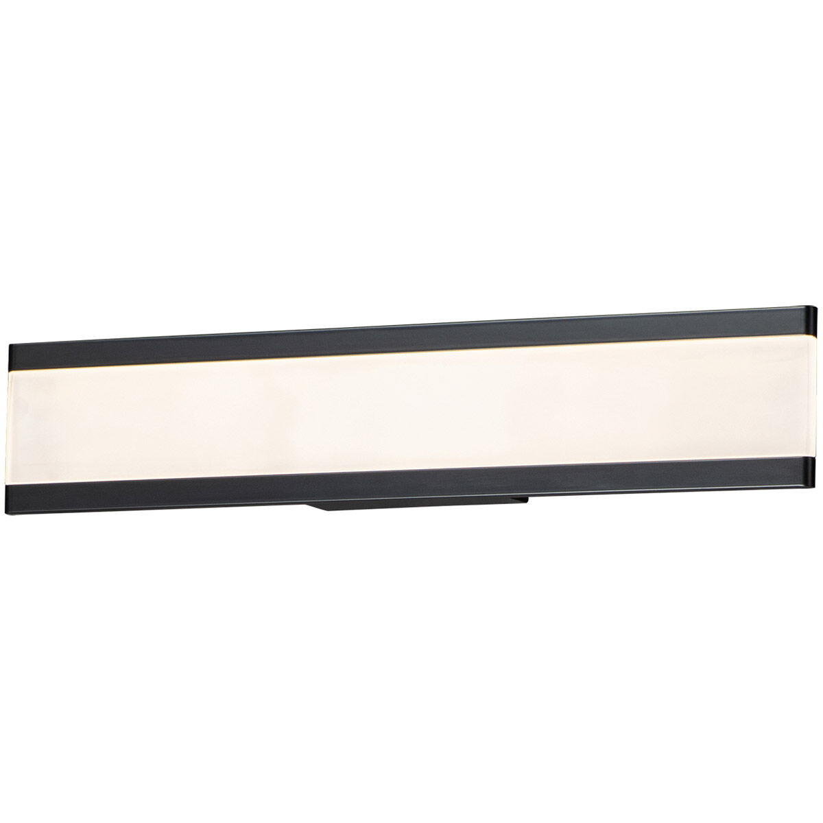 Visor LED 24 inch Black Vanity Light Wall Light
