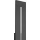 Profiled LED 30 inch Textured Black Outdoor Wall Lantern