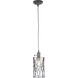 Jeremiah 1 Light 5 inch Aged Galvanized Keyed Socket Pendant Ceiling Light