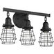 Neighborhood Thatcher 3 Light 19 inch Flat Black Vanity Light Wall Light, Neighborhood Collection