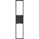Contact LED 27 inch Textured Black Outdoor Wall Lantern