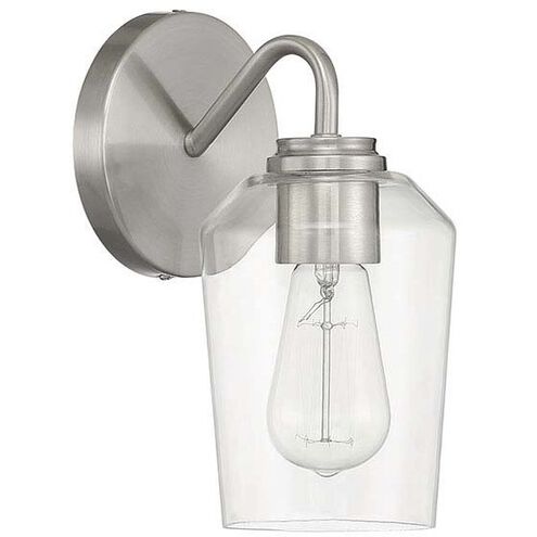 Shayna 1 Light 5 inch Brushed Polished Nickel Wall Sconce Wall Light