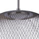 Sculptural Statement LED 24.25 inch Brushed Polished Nickel Pendant Ceiling Light