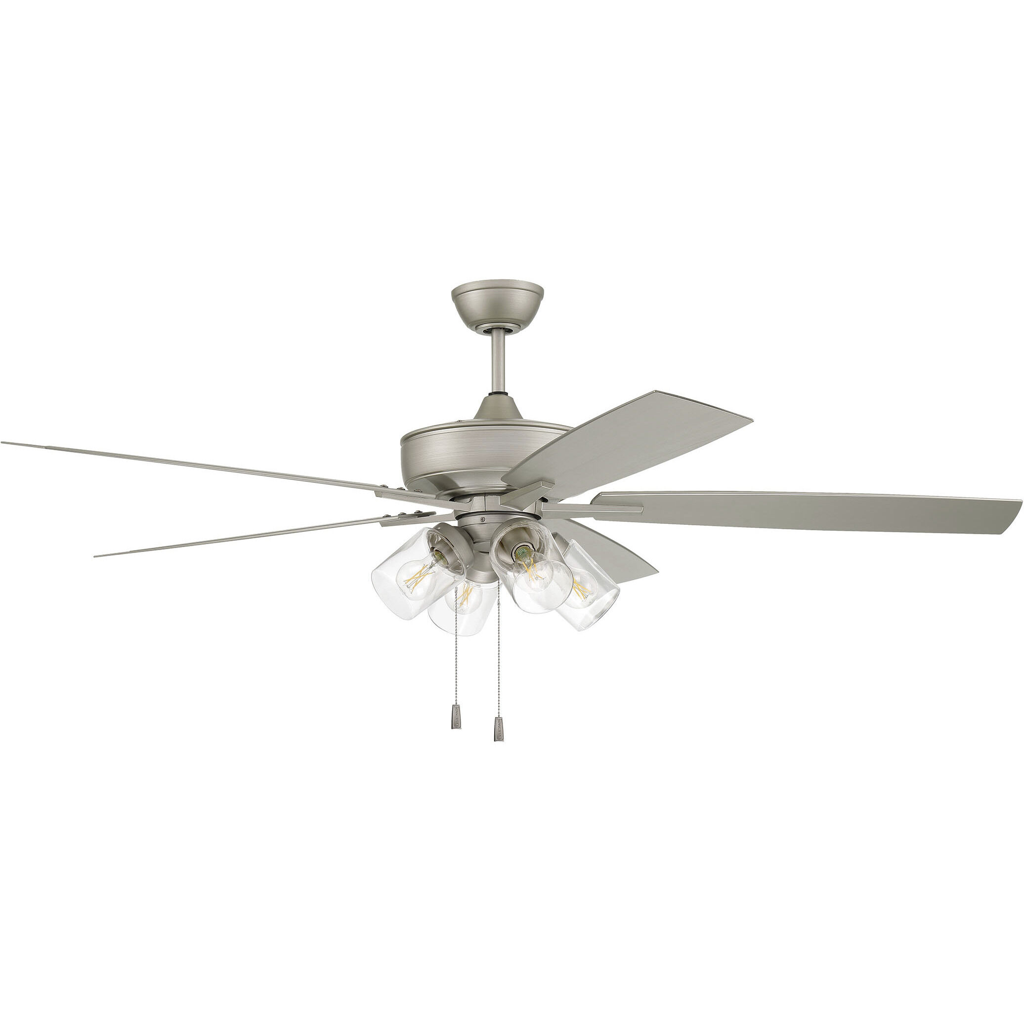 Outdoor Super Pro 60 inch Painted Nickel Ceiling Fan