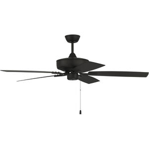 Pro Plus 52 inch Flat Black Outdoor Ceiling Fan