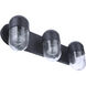 Pill 3 Light 22.5 inch Flat Black Vanity Light Wall Light