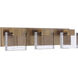 Alamere LED 21 inch Satin Brass Vanity Light Wall Light