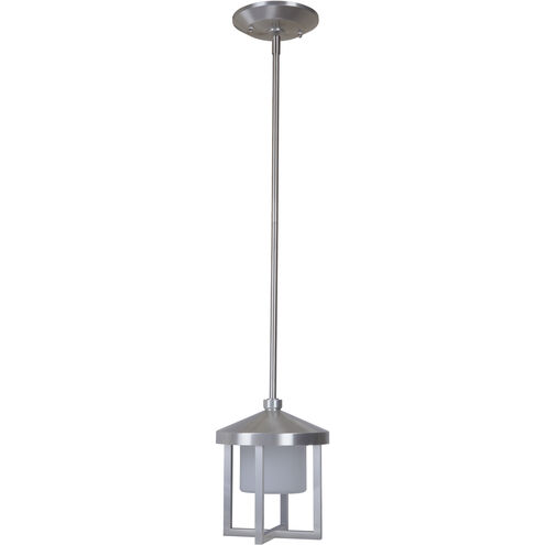 Alta LED 8 inch Satin Aluminum Outdoor Pendant, Medium