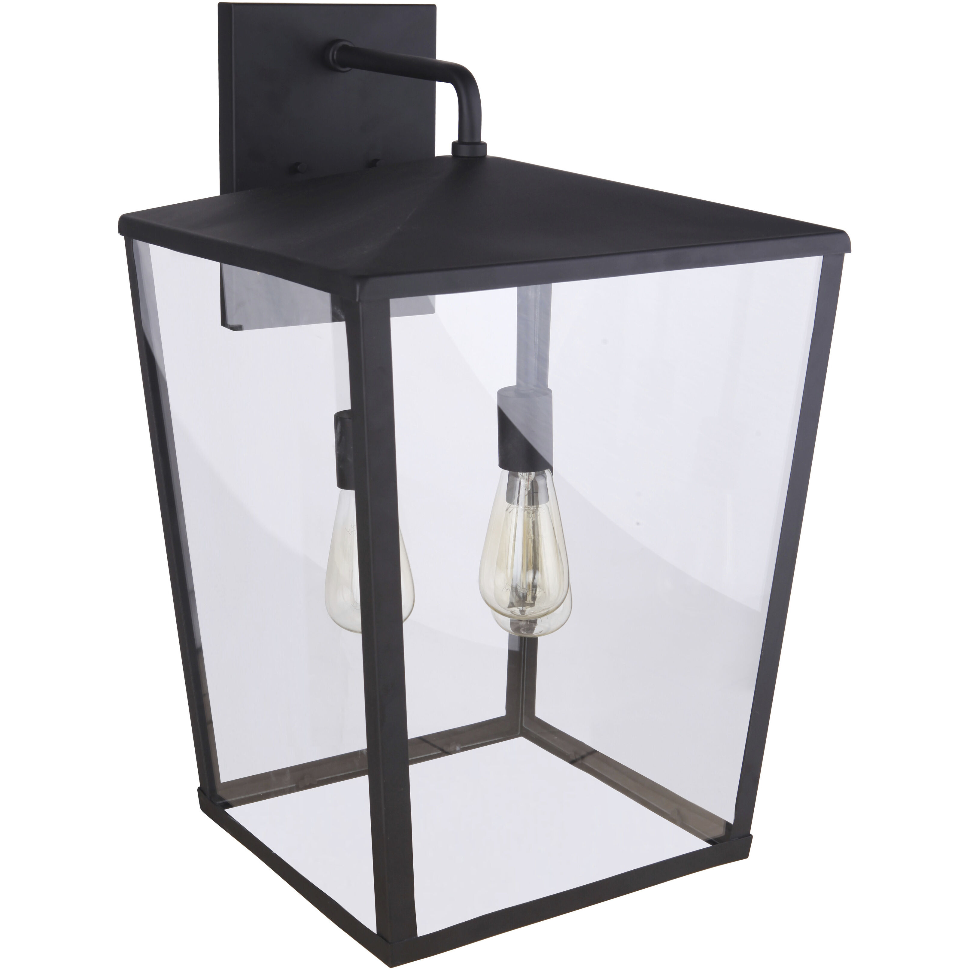 Olsen 3 Light 24 inch Midnight Outdoor Wall Lantern
