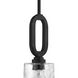Collins 1 Light 5.13 inch Flat Black Mini Pendant Ceiling Light