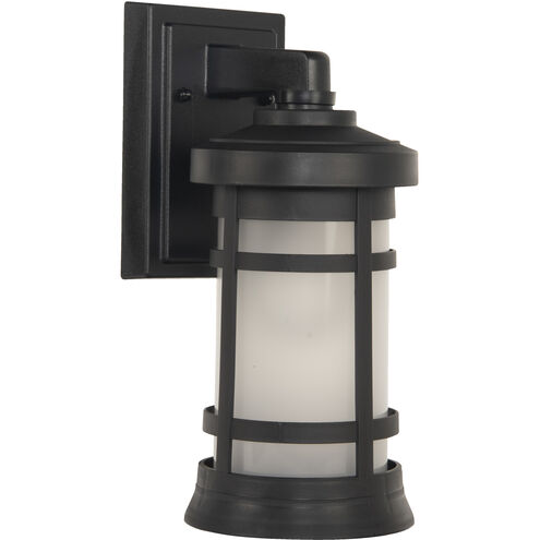 Resilience Lanterns 1 Light 13 inch Textured Black Outdoor Wall Lantern in Textured Matte Black