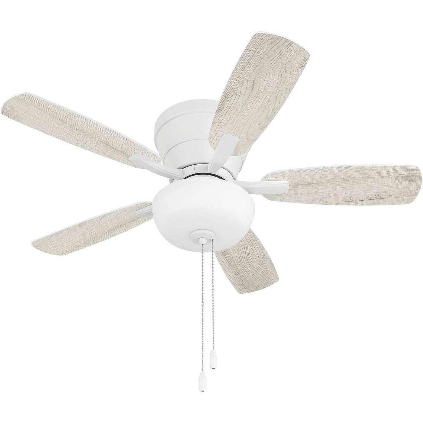 Wheeler 42 inch White with White/Washed Oak Blades Fan