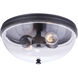 Sivo 2 Light 13 inch Midnight Outdoor Flushmount