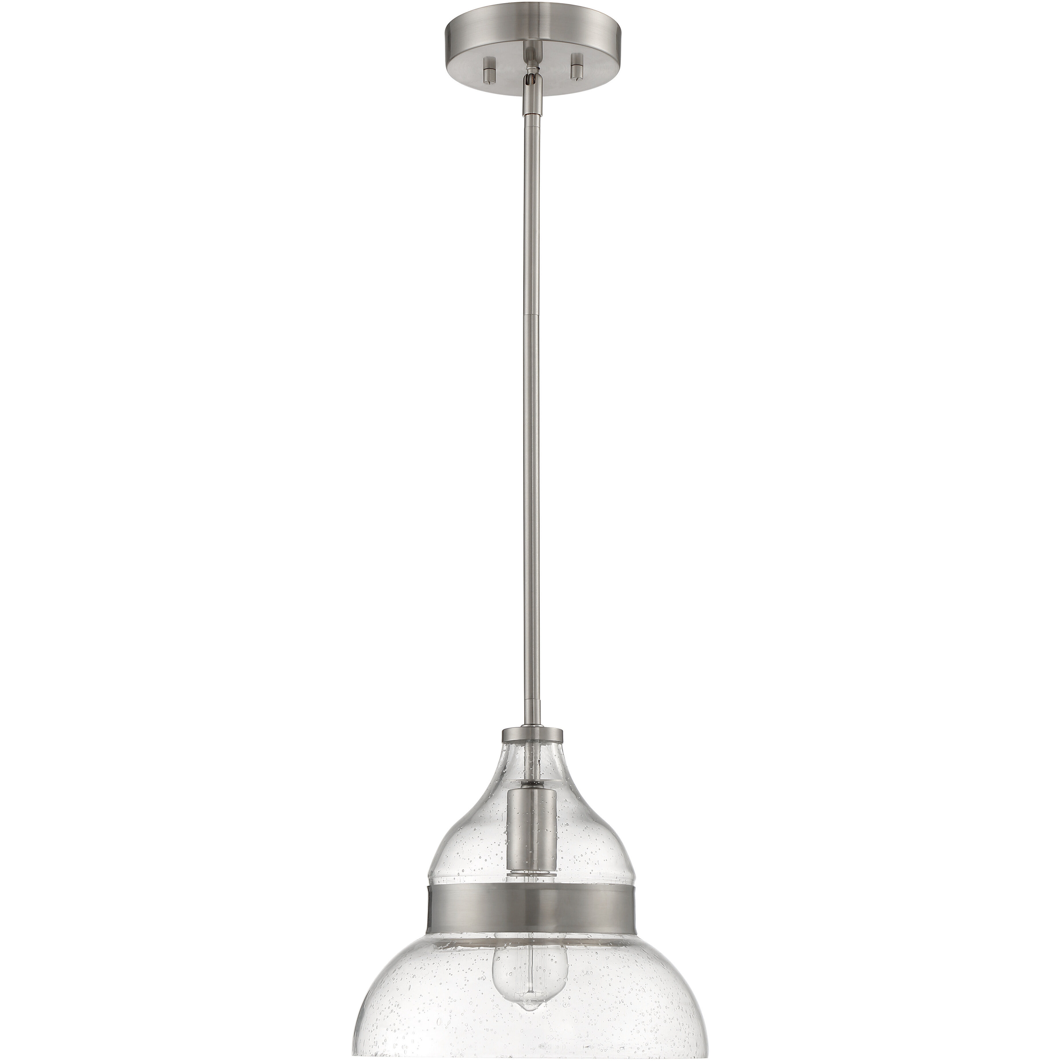 Smyth 1 Light 10.5 inch Brushed Polished Nickel Mini Pendant Ceiling Light