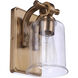 Romero 1 Light 5 inch Satin Brass Wall Sconce Wall Light