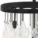 Vesi 4 Light 18 inch Flat Black Pendant Ceiling Light