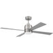 McCoy 52 inch Brushed Polished Nickel with Brushed Nickel Blades Fan