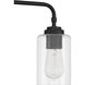 Stowe 4 Light 31 inch Flat Black Vanity Light Wall Light