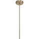 Pleated 3 Light 14 inch Premium Bronze Island Light Ceiling Light