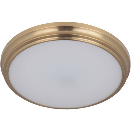 Neighborhood X66 Series LED 11 inch Satin Brass Flushmount Ceiling Light