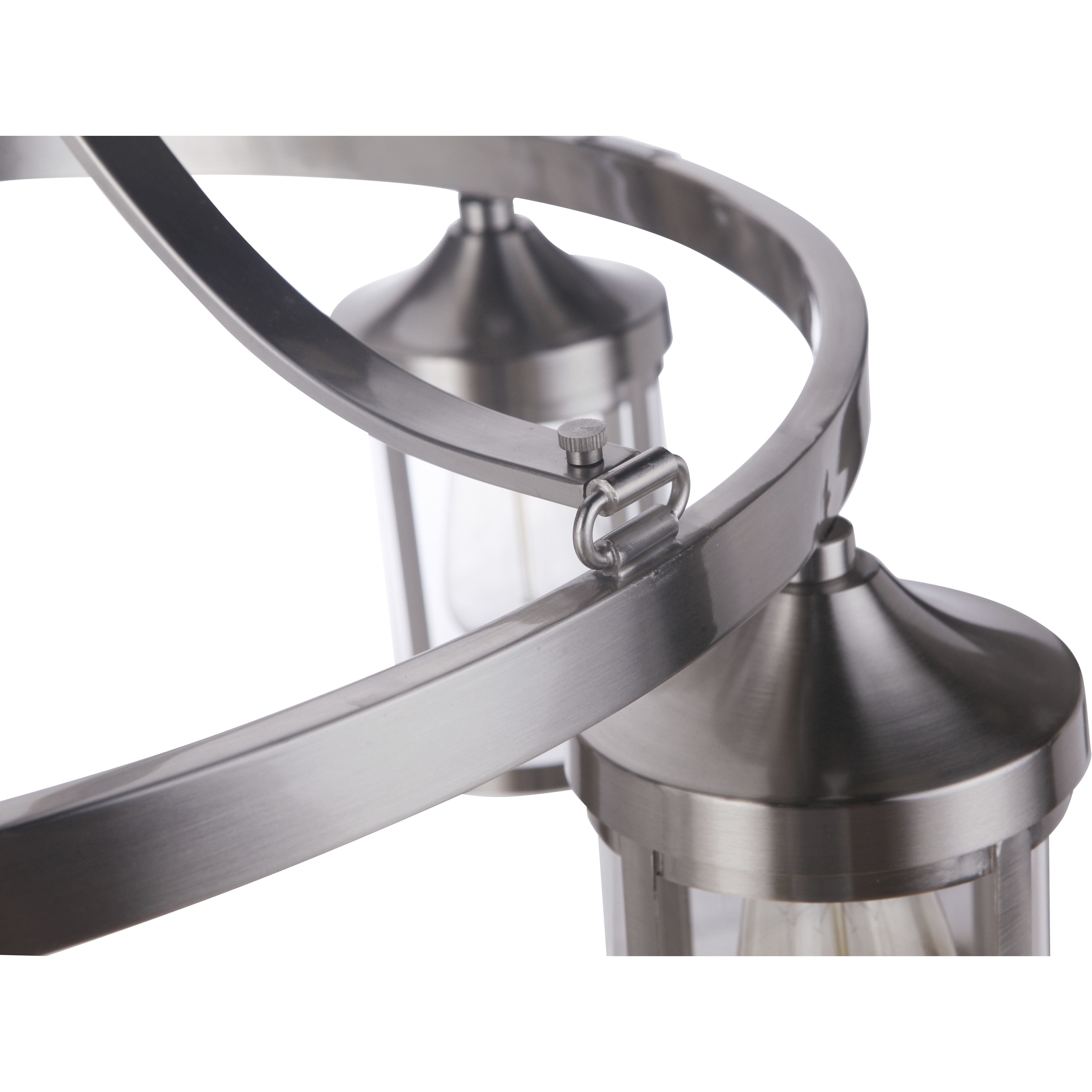 Elliot 5 Light 26.75 inch Brushed Polished Nickel Chandelier Ceiling Light