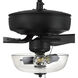 Pro Plus 101 52 inch Flat Black with Flat Black/Grey Wood Blades Contractor Ceiling Fan