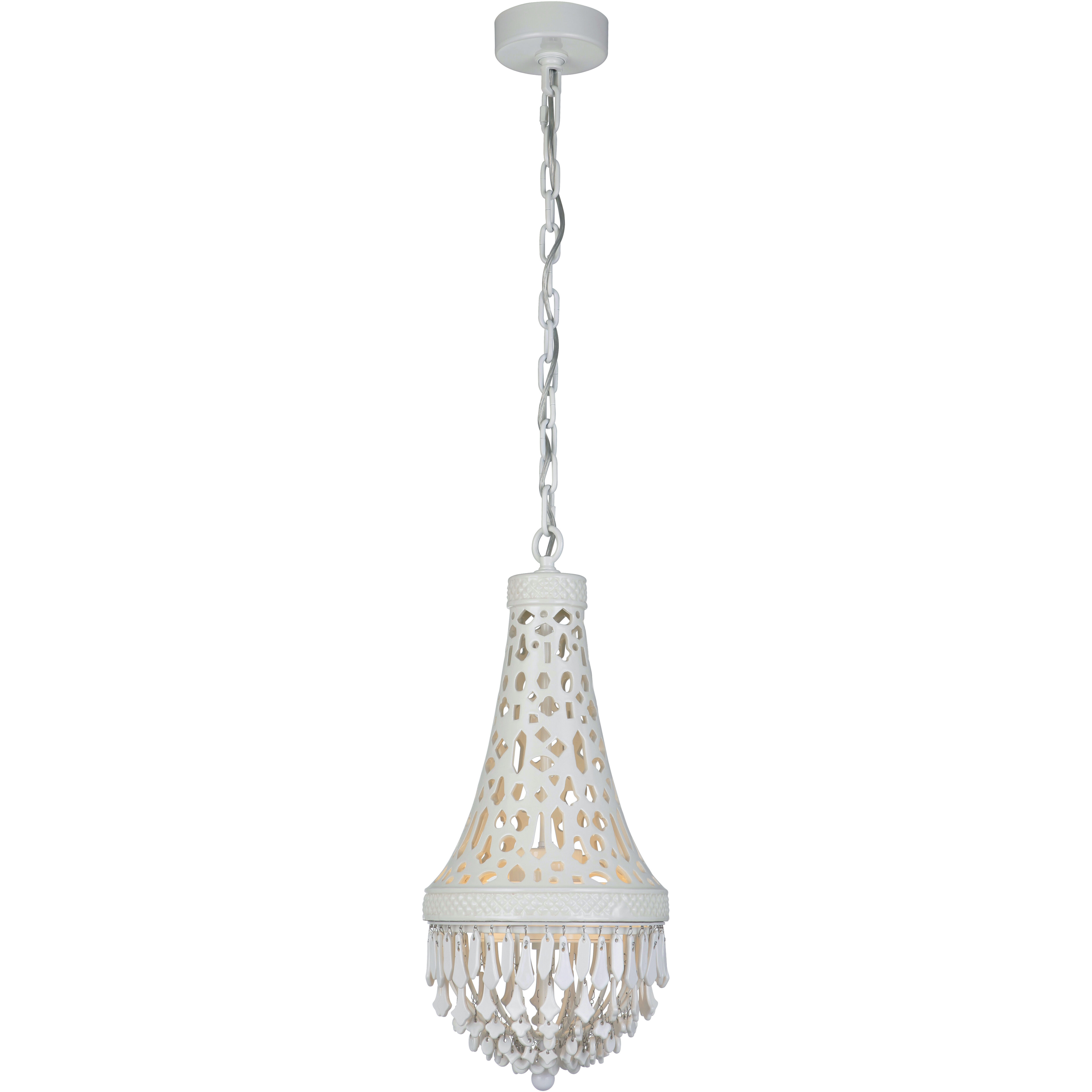 Nico LED 10.13 inch White Chandelier Ceiling Light
