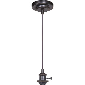 Design-a-fixture Aged Bronze Mini Pendant Hardware in Aged Bronze Brushed, Shades Not Included