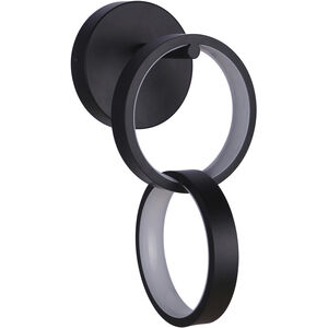 Context LED 6.5 inch Flat Black Wall Sconce Wall Light