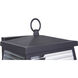 Armstrong 3 Light 13 inch Midnight Outdoor Wall Mount, Medium