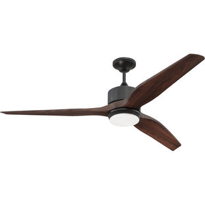 Mobi 60 inch Oiled Bronze with Mahogany Blades Indoor/Outdoor Ceiling Fan