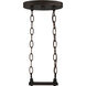 Malaya 6 Light 31.75 inch Aged Bronze Brushed Island Ceiling Light