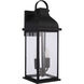 Bent Tree 2 Light 19.13 inch Midnight Outdoor Wall Lantern
