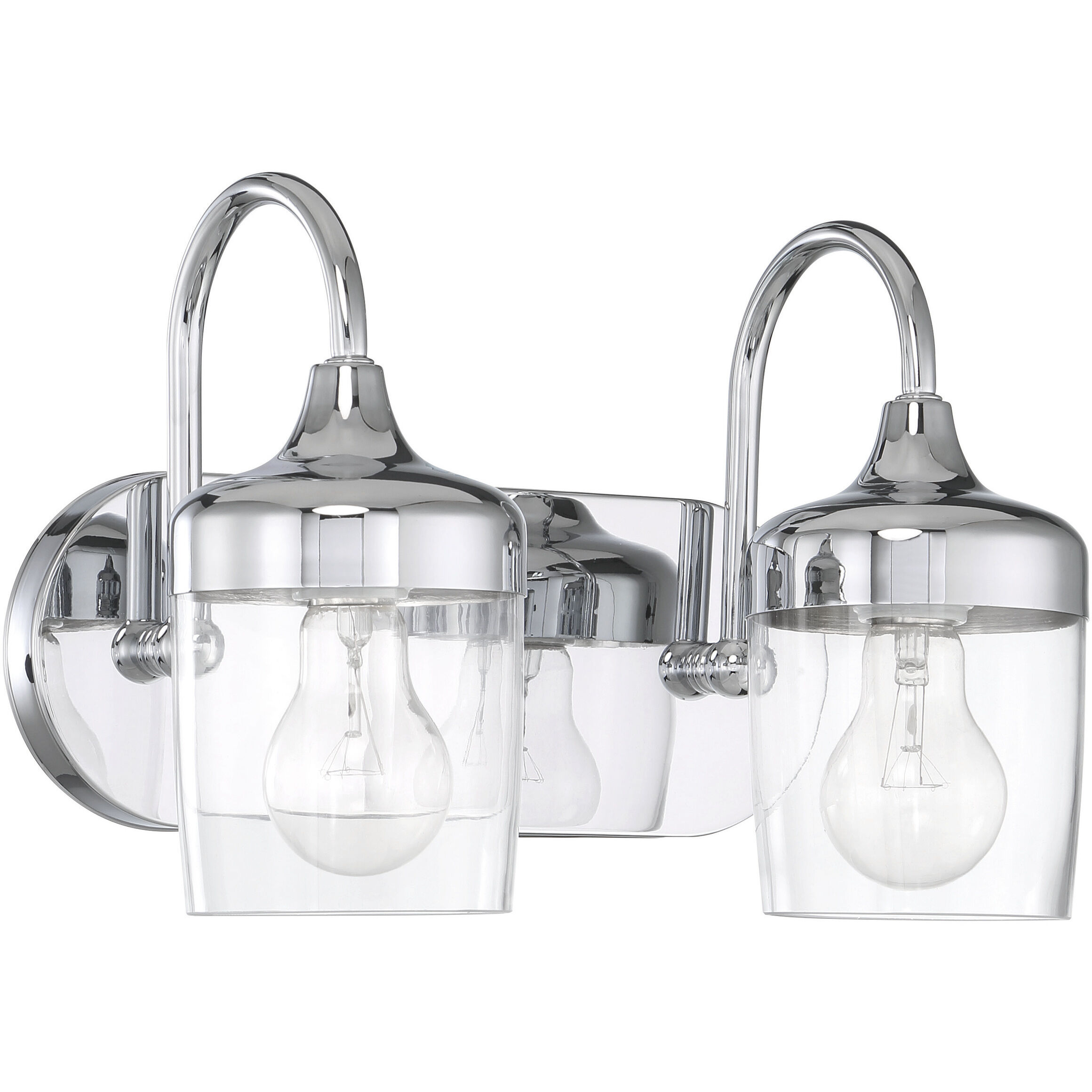 Wrenn 2 Light 12.75 inch Chrome Vanity Light Wall Light